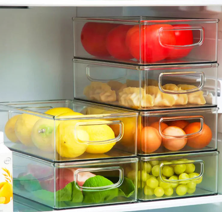 Fridge storage boxes