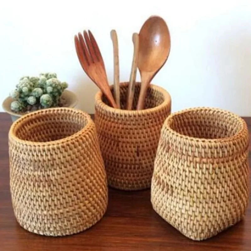 Home Storage - Utensil Basket Organizer